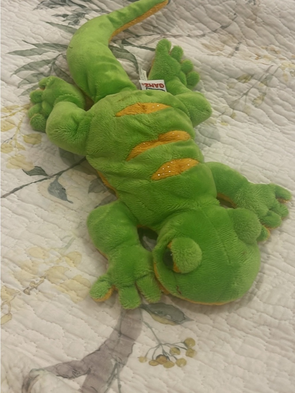WEBKINZ Green Plush Lizard Toy for Reptile Lovers
